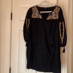 Embroidered Madewell Tunic Dress